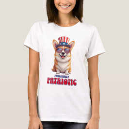 Camiseta Patriótico Corgi - Patriótico Pawsitivo