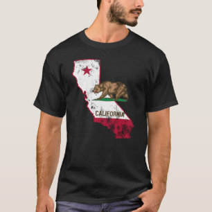 Camiseta Patriótico de Bandera de California