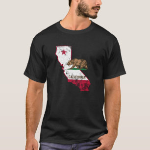 Camiseta Patriótico de Bandera de California