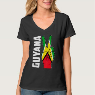 Camiseta Patriótico de dos dedos de la bandera de Guay Guya