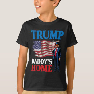 Camiseta Patriótico de la bandera estadounidense de Donald