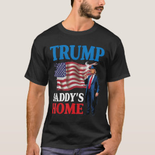 Camiseta Patriótico de la bandera estadounidense de Donald 