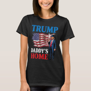 Camiseta Patriótico de la bandera estadounidense de Donald