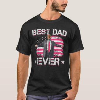 Camiseta Patriótico de la bandera estadounidense de Trump 2