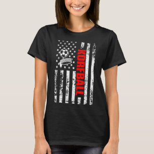 Camiseta Patriótico de la Bandera Estadounidense Deportivo 