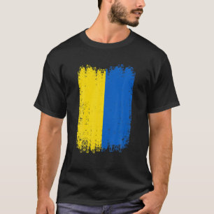 Camiseta Patriótico de la bandera nacional ucraniana