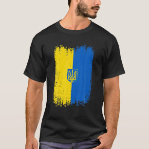Camiseta Patriótico de la bandera nacional ucraniana