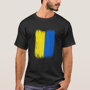 Camiseta Patriótico de la bandera nacional ucraniana
