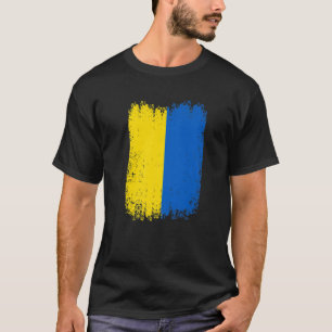 Camiseta Patriótico de la bandera nacional ucraniana