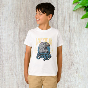 Camiseta Patriótico de la época de cosecha de águila nortea