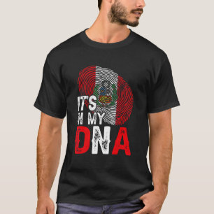 Camiseta Patriótico de la huella dactilar de la bandera per