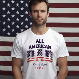 Camiseta Patriótico de Todos los Estados Unidos 4 de julio
