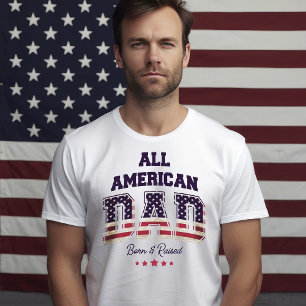 Camiseta Patriótico de Todos los Estados Unidos 4 de julio