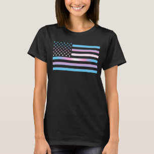 Camiseta Patriótico del Orgullo Trans de EE.UU.
