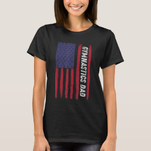 Camiseta Patriótico Deporte Estados Unidos Bandera Gimnasia
