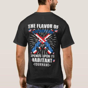 Camiseta Patriótico El Sabor del Patriotismo