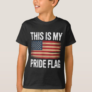 Camiseta Patriótico Esta es la bandera del orgullo USA Amer