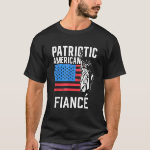 Camiseta Patriótico Estadounidense Fianc Ee. Uu. Patriot Am