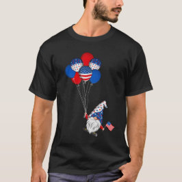 Camiseta Patriótico Estadounidense Gnomes Bandera De Estado