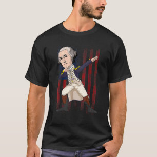 Camiseta Patriótico George Washington Dabbing Dab 4