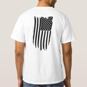 Camiseta *~* Patriótico Grunge American - Bandera moderna 
