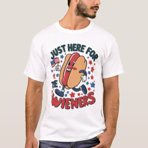 Camiseta Patriótico Hot Dog Lover Funny Personalizado