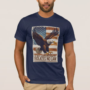 Camiseta Patriótico MAGA Salvar el arte de la ley del país