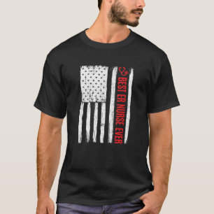 Camiseta Patriótico Mejor Sala De Emergencias Er Enfermera