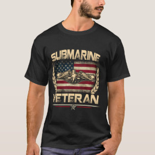Camiseta Patriótico Militar del Servicio de Veteranos de lo