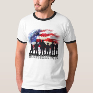 Camiseta Patriótico Nunca Retroceder