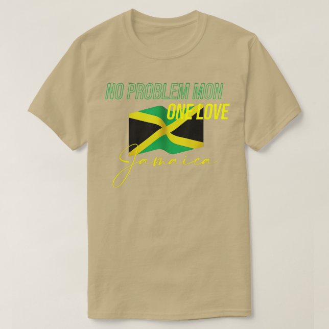 Camiseta Patriótico One Love Jamaica Orgullo Clothing Jamai (Diseño del anverso)