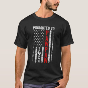 Camiseta Patriótico Promovido A Pawpaw 2024 Primera Vez Nue