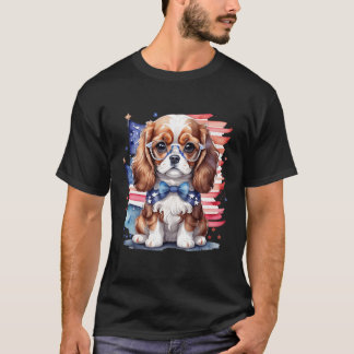 Camiseta Patriótico Puppy 4 De Julio Día De La Independenci