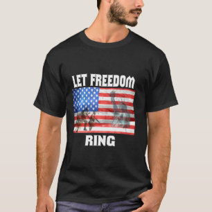 Camiseta Patriótico Que La Libertad Llame Bandera Estadouni