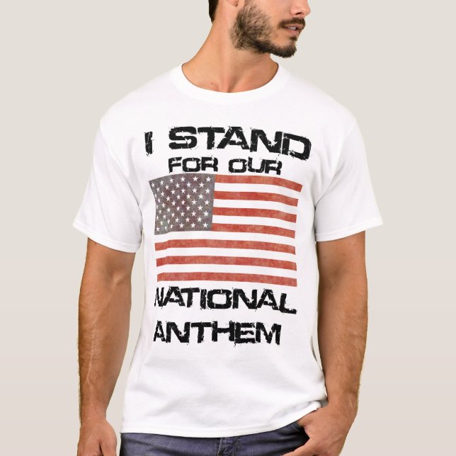 Camiseta Patriótico REPRESENTO nuestro himno nacional (Anverso)