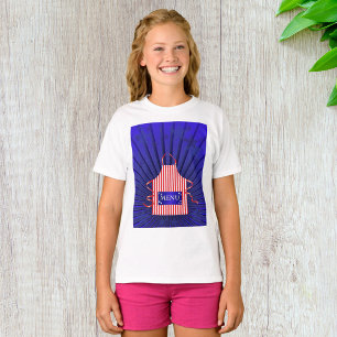 Camiseta Patriótico USA Chef Red White Blue BBQ Cocinar