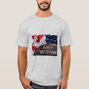 Camiseta Patriótico "Veterano del Ejército"