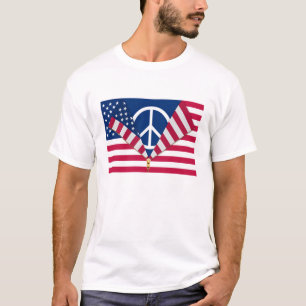 Camiseta Patriótico Y Favorable-Paz