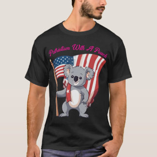 Camiseta Patriotismo con una valija