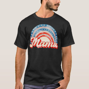 Camiseta Patriotismo de la bandera estadounidense de arco i