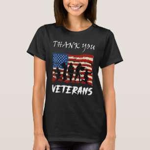 Camiseta Patriotismo de la bandera estadounidense gracias a