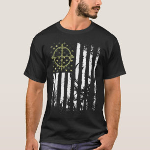 Camiseta Patriotismo de la caza de venados norteamericana p
