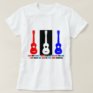 Camiseta Patriotismo del Ukulele