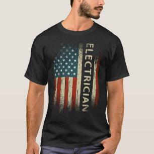 Camiseta Patriotismo eléctrico regalo bandera de Estados Un