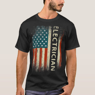 Camiseta Patriotismo eléctrico regalo fondos de la bandera 