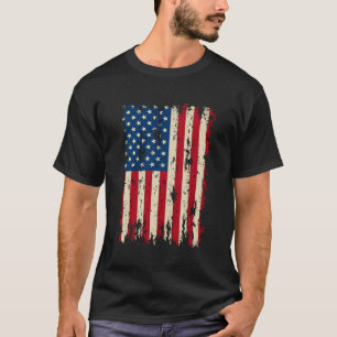 Camiseta Patriotismo Estadounidense De La Bandera De Eeuu