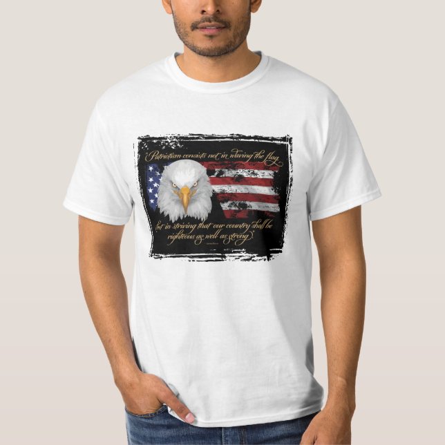 Camiseta Patriotismo justo (Anverso)