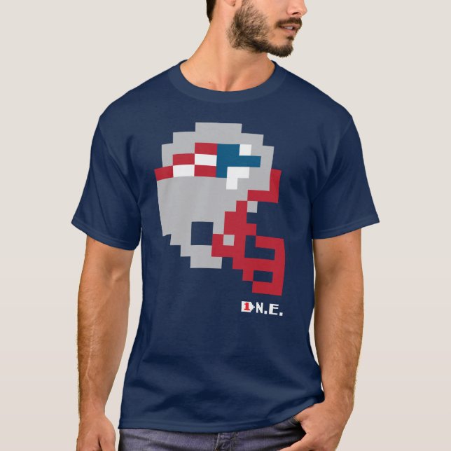 Camiseta Patriots Tecmo Bowl Helmet T-Shirt (Anverso)
