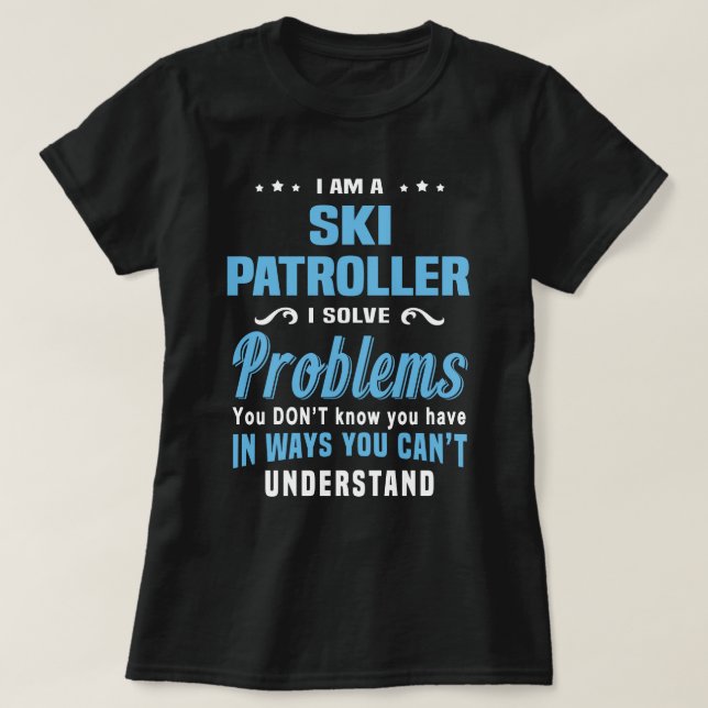 Camiseta Patrocinador de esquí (Diseño del anverso)
