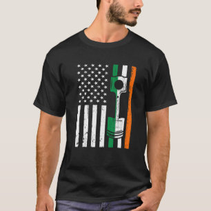 Camiseta Patrocinador de la bandera irlandesa estadounidens